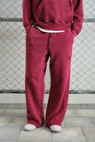 Burgundy Vintage Wash Jogger Pants